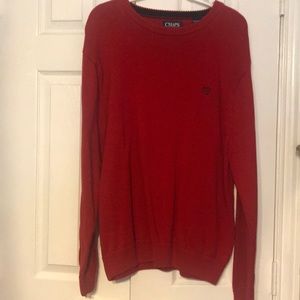 Chaps Sweater Red Sweater Size XXL